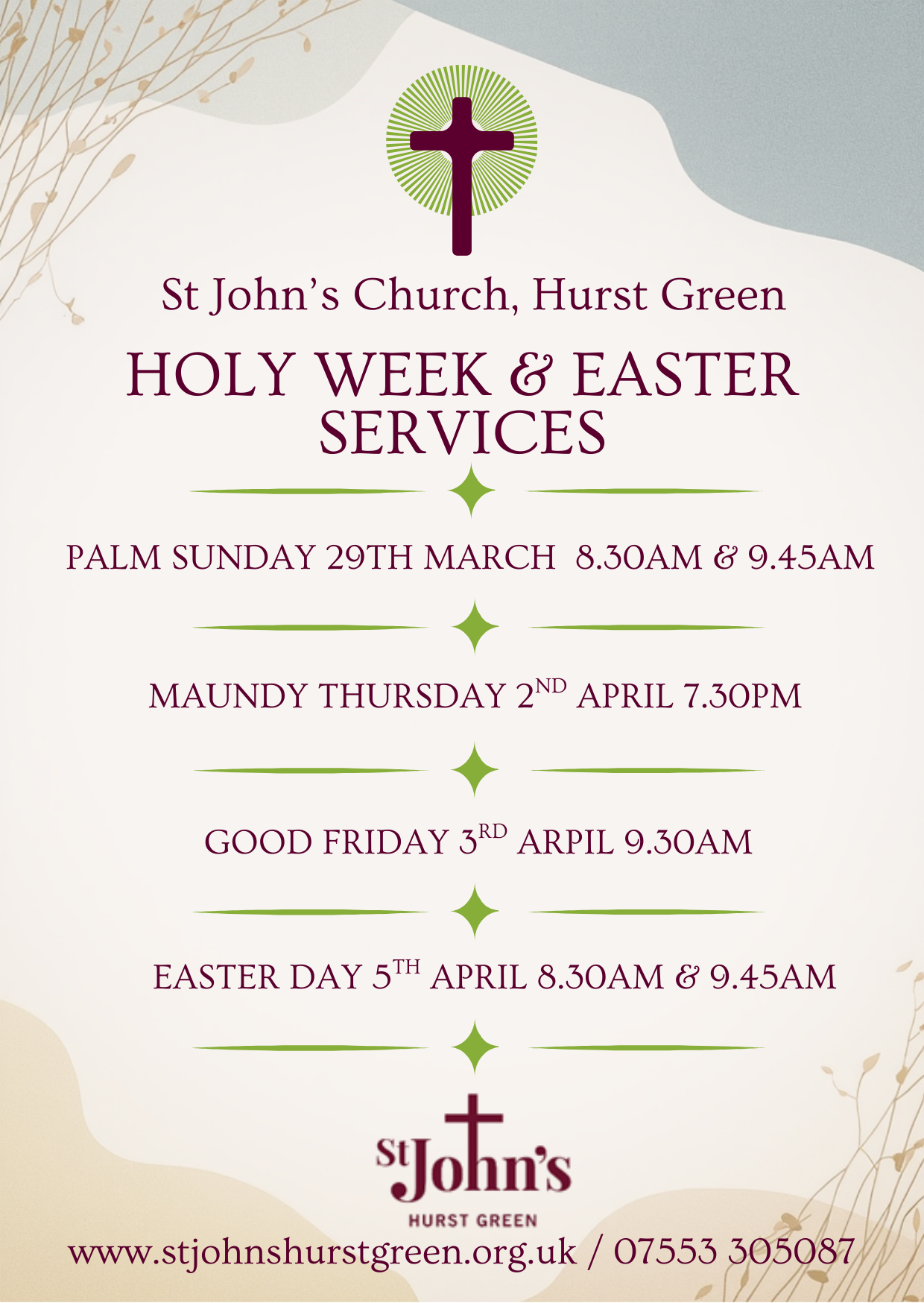 Holy week and Easter poster 20